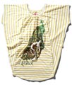 Missie Munster Ruffle Dress Yellow Stripe